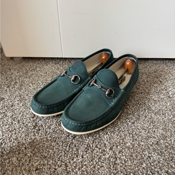 Gucci Other - Authentic Gucci Mens Suede Horsebit Loafer Moccasin, 337060 BHO00 Gucci size 7.5